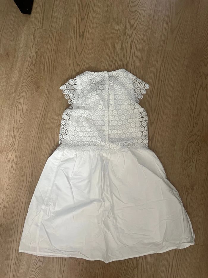 Robe de cérémonie blanche 13/14 ans vertbaudet très bon état - photo numéro 2