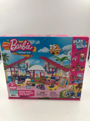 Coffret Mega Construx Barbie building sets maison à Malibu Mattel neuf