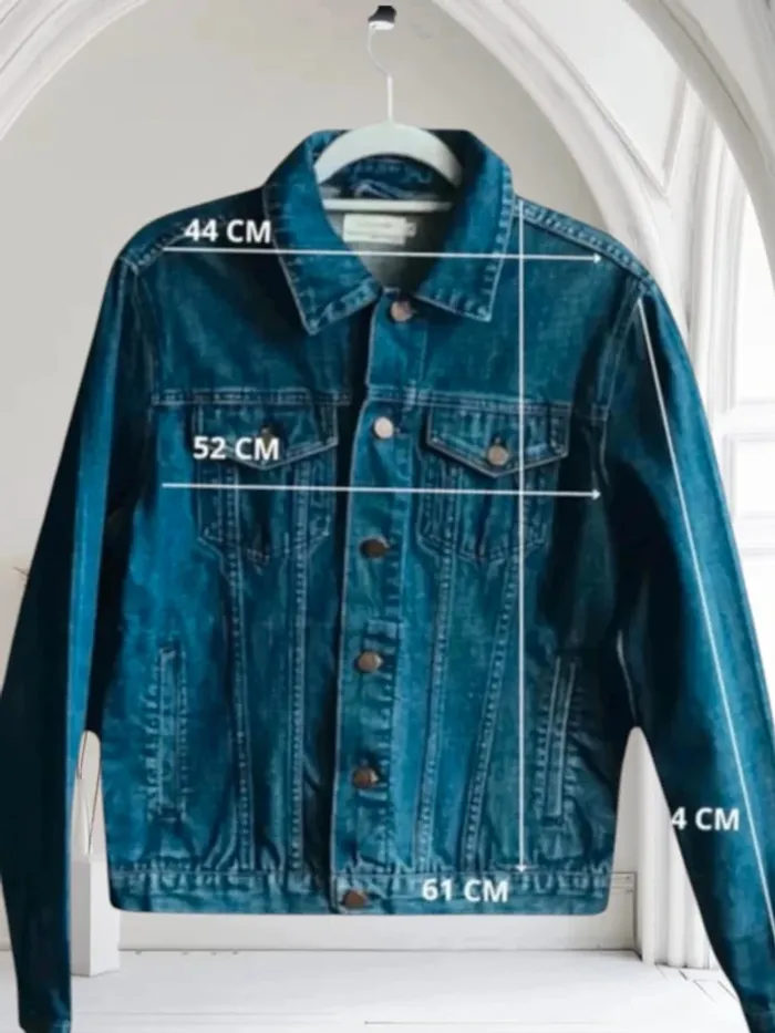 Veste jean Elevenparis ,coupe droite ,col chemise ,100 % coton - photo numéro 9