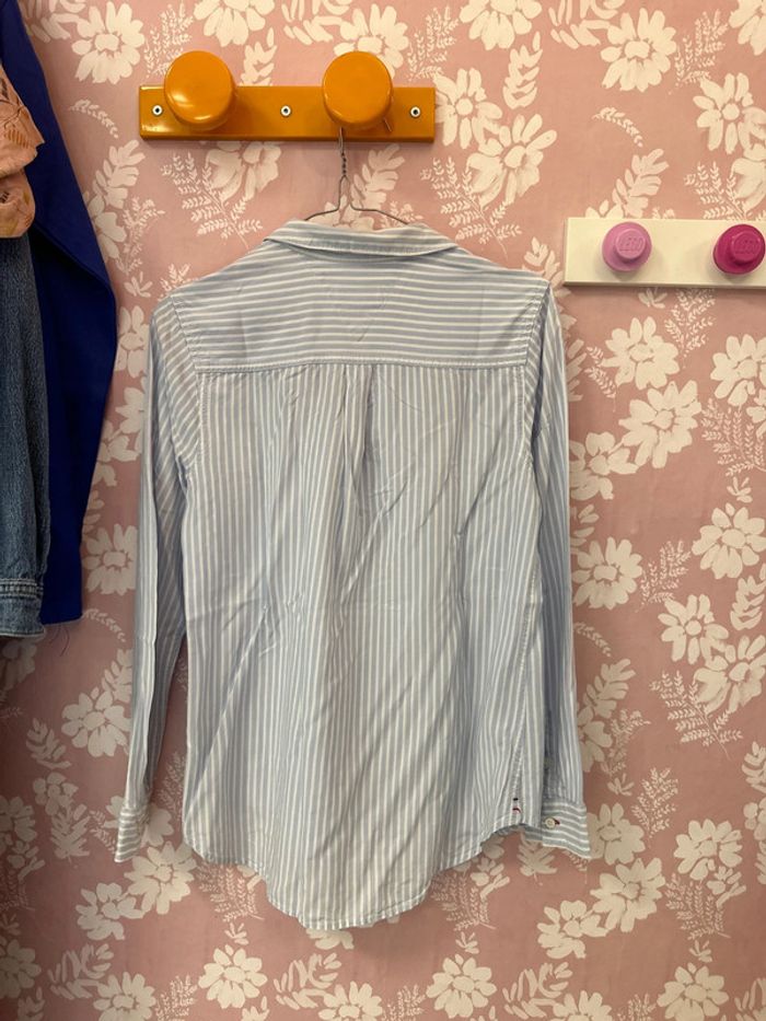 Chemise bleu ciel à rayures Tommy Hilfiger - photo numéro 5