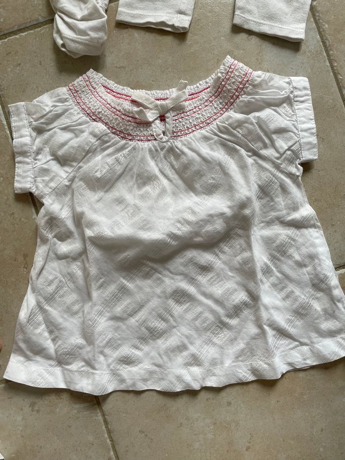 Lot de 2 t-shirts manches courtes et 2 leggings - photo numéro 4