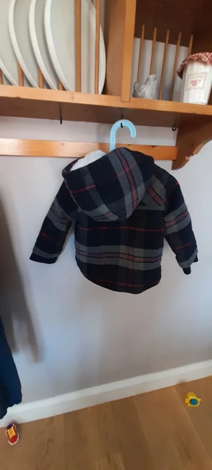 Manteau doudoune 23 mois vertbaudet bebe hiver garcon - photo numéro 2