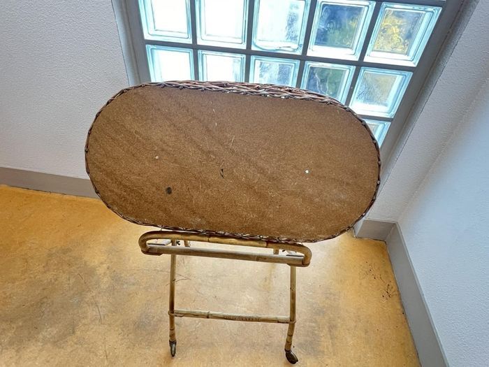 Berceau en rotin ancien - photo numéro 8