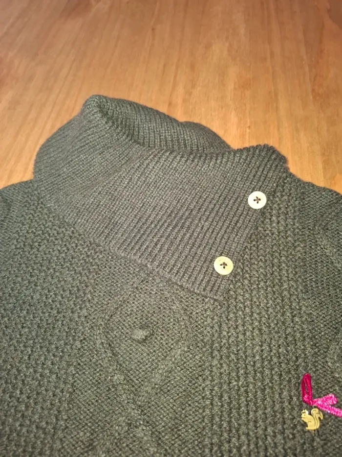 Poncho Marron Sergent Major 8/10 ans - photo numéro 3