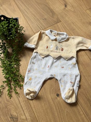 Pyjama velours mixte