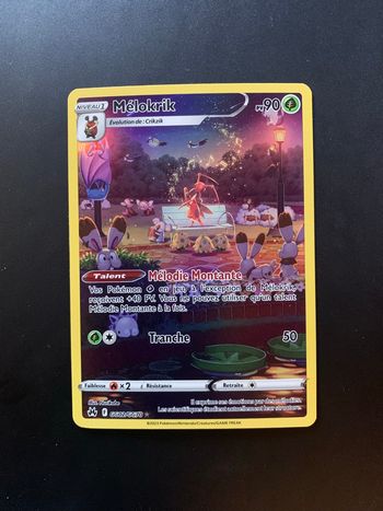 Carte Pokemon Melokrik GG Zénith Suprême
