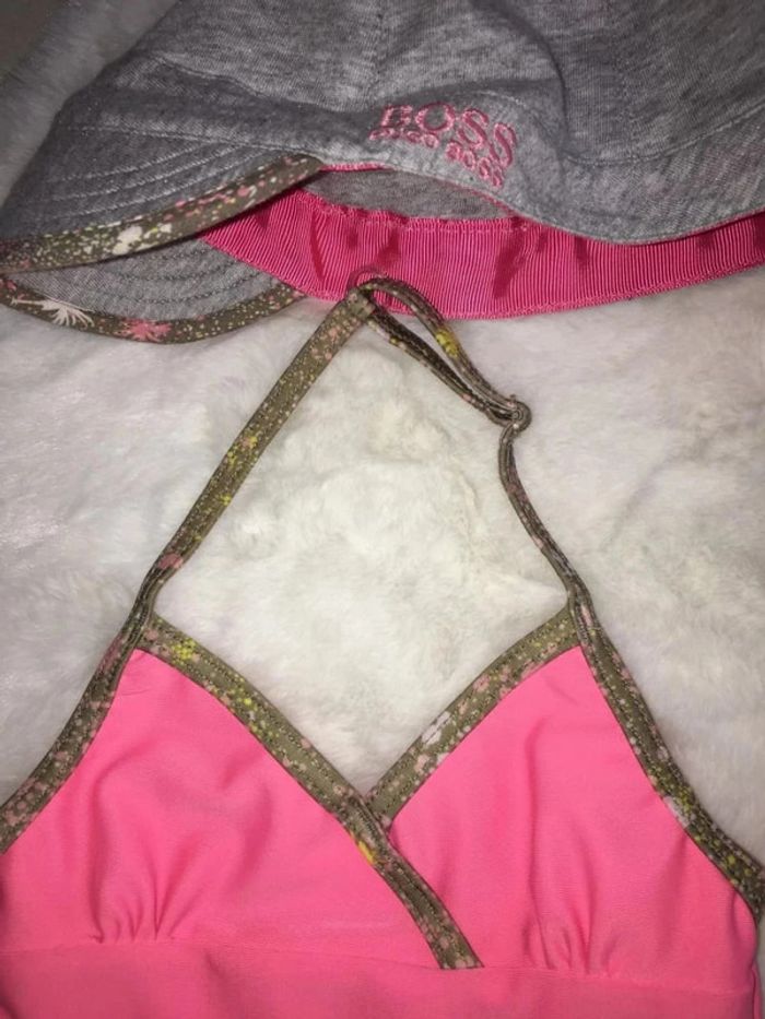 Ensemble Maillot de Bain Hugo boss 6 mois et casquette t44 - photo numéro 3