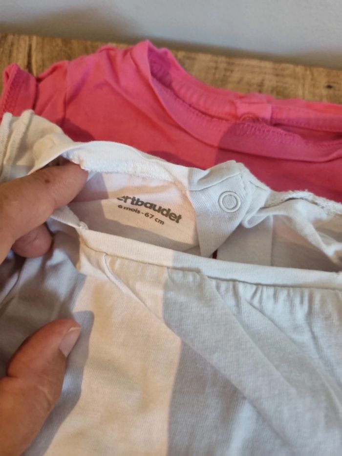 Lot de 5 Tee-shirt manches courtes 6 mois - photo numéro 8