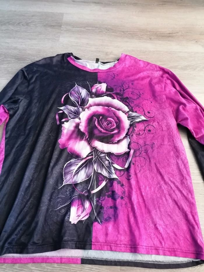 Tee shirt rose - photo numéro 3