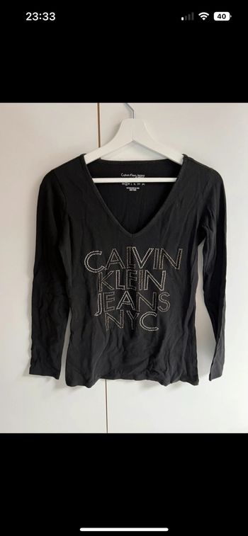 T shirt manche longue Calvin Klein