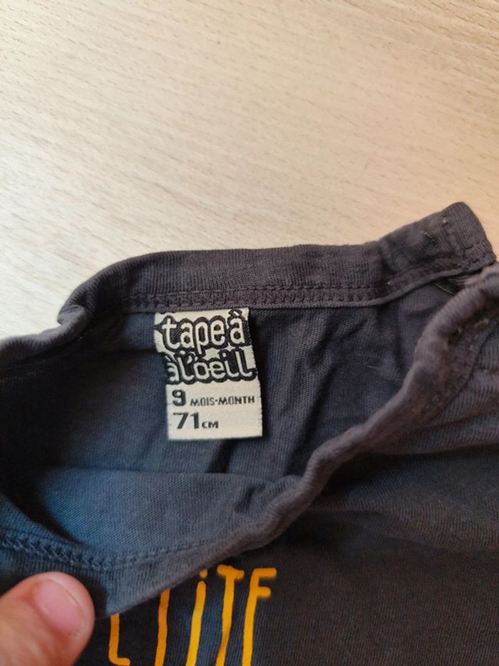 Tee shirt 9 mois Tape a l'oeil - photo numéro 3