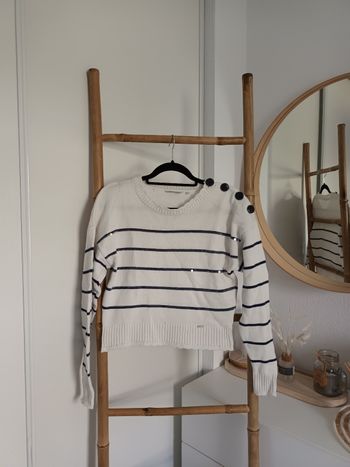 Magnifique pull marinière à sequins Salsa XS