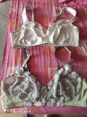Lot de 2 Soutien gorge femme taille 120D