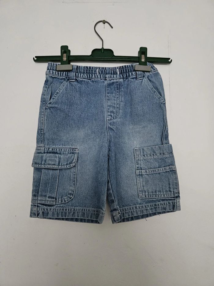 Short en jean élastiqué garçon - Taille 5 ans - Kokodo - Bleu - photo numéro 2