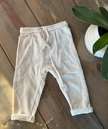 Pantalon jogging habillé Kiabi beige
