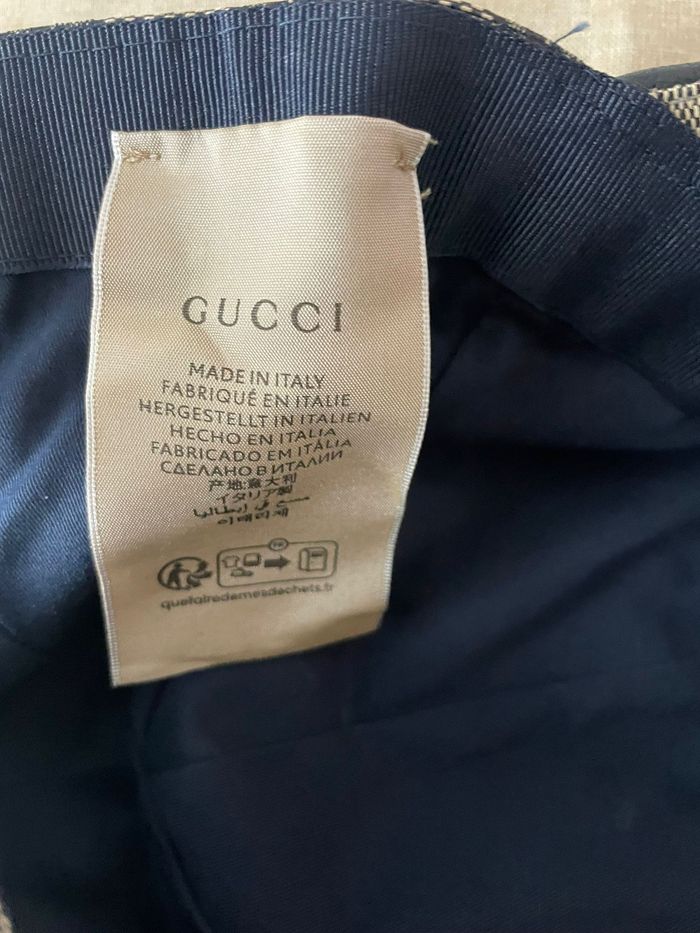 Casquette Gucci classique Bleu Marine - photo numéro 4
