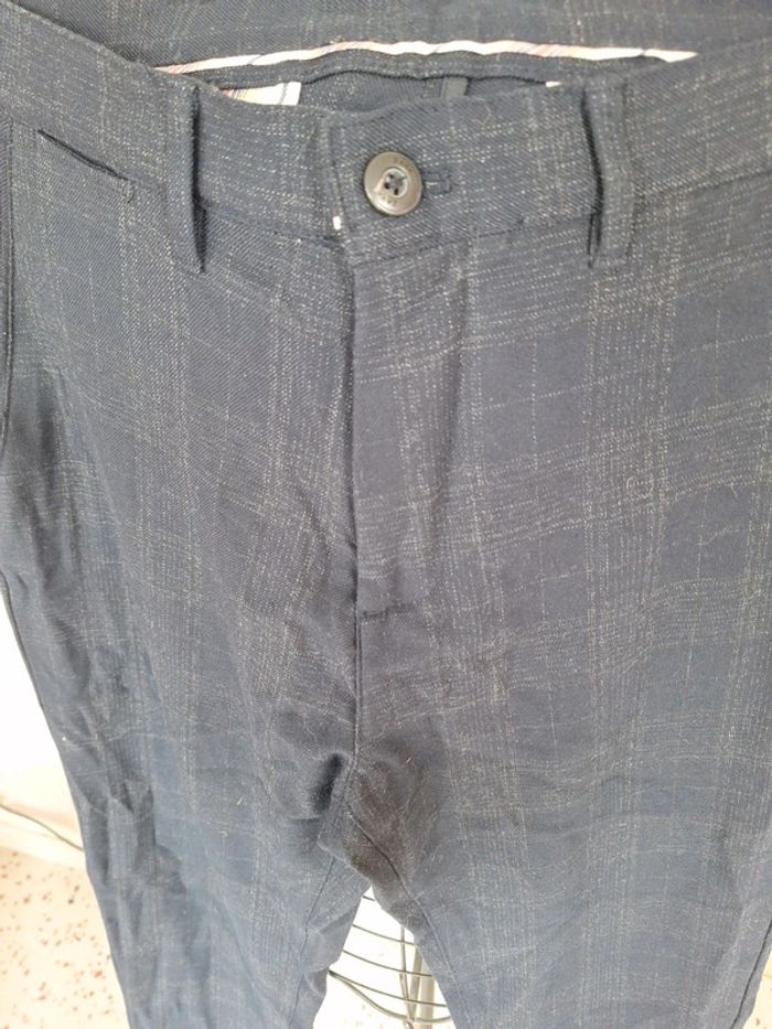 Pantalon à carreaux Zara Taille 40 👻 - photo numéro 3