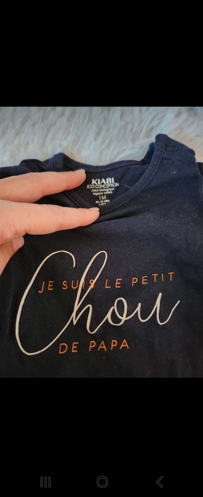 Lot 2 Tee shirts 1 mois - photo numéro 3