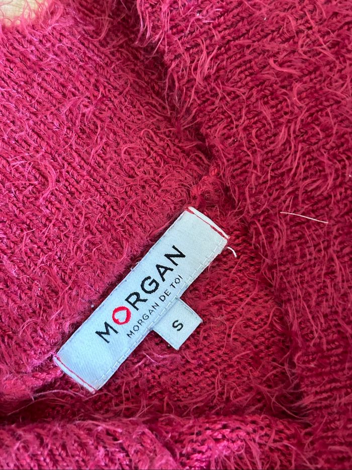 Pull rouge tout doux Morgan taille S jamais porté - photo numéro 9