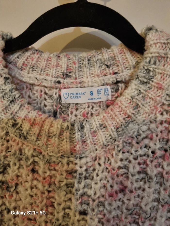 Pull rose chiné Primark taille S - photo numéro 2