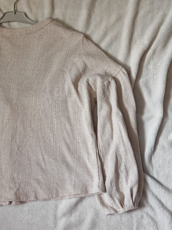 Cardigan beige taille M - photo numéro 9