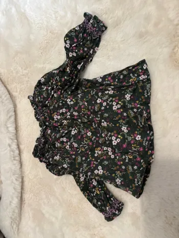 Blouse fleurie tape à l’œil 12 mois