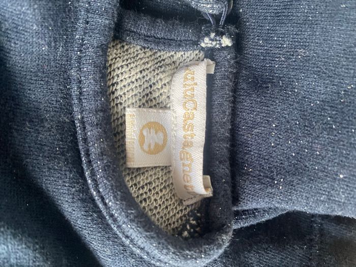 Robe fille bleue marine Lulu Castagnette  6 mois - photo numéro 4