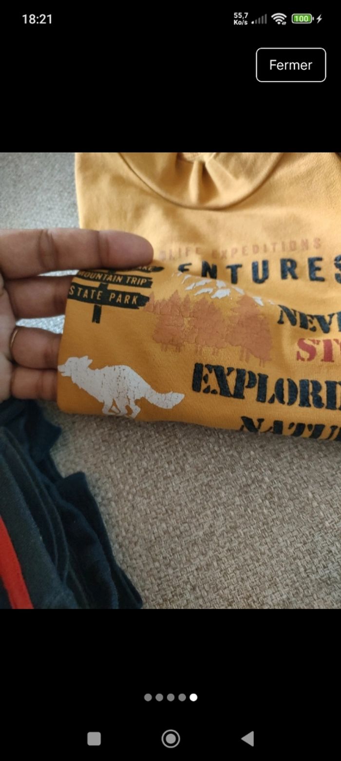 Lots de t-shirts enfant - photo numéro 5