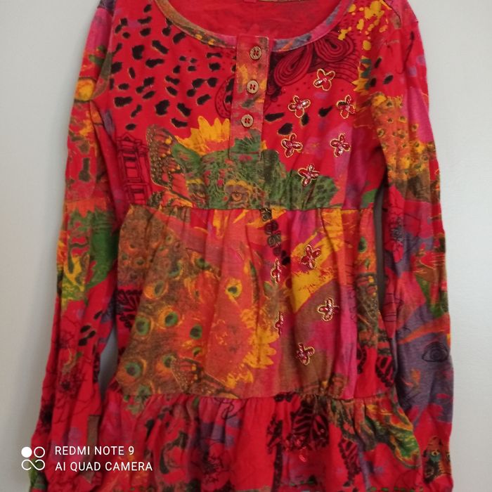 Robe à motifs multicolores 3/4ans - photo numéro 3