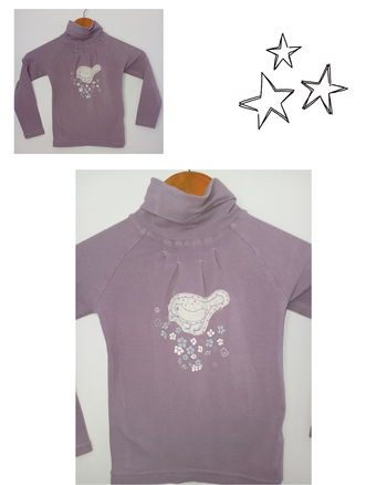 T-shirt d'hiver NKY 5 ans fille