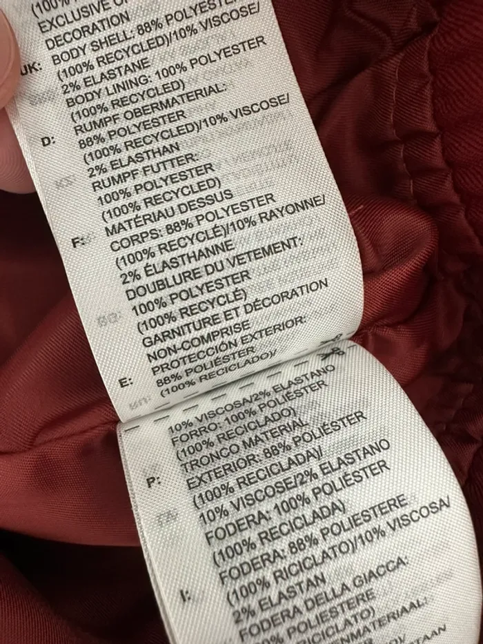 Adidas veste bordeaux firebird taille M neuf - photo numéro 12