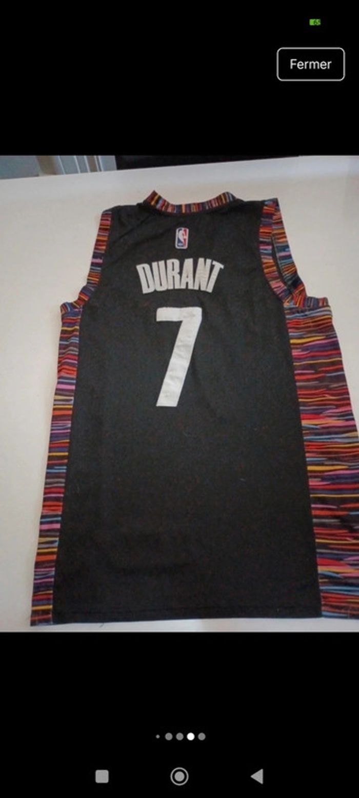 Tee shirt débardeur sport homme basketball NBA Nike siglé Durant numéro 7 taille XL - photo numéro 6