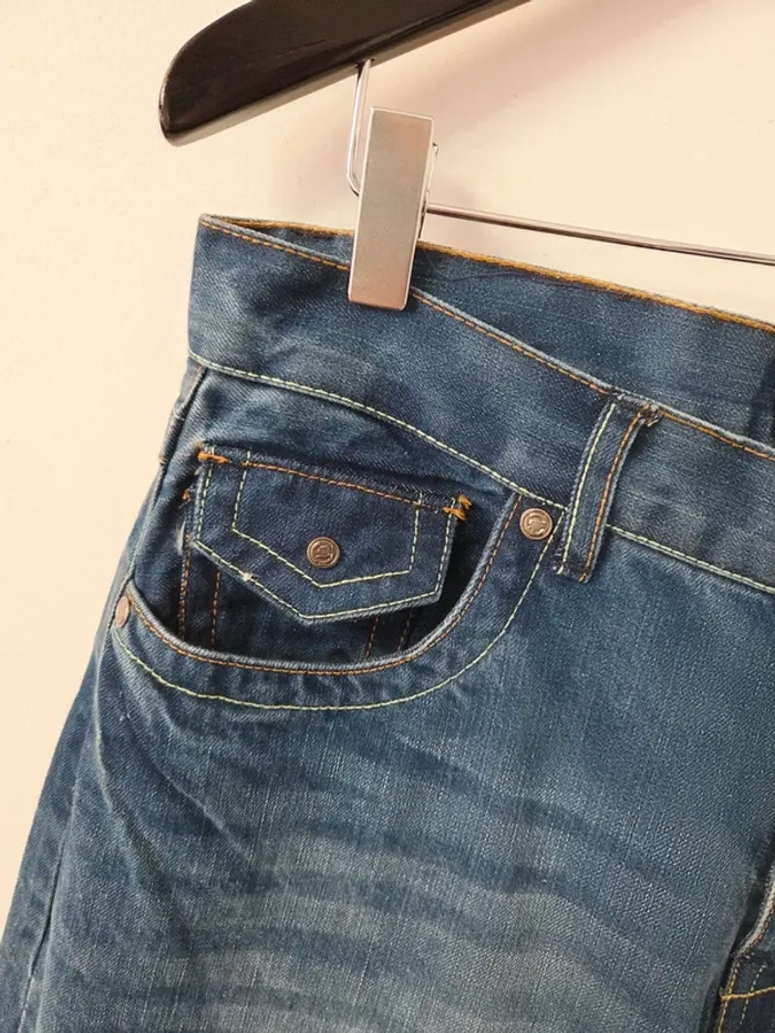 Beau jean Fremont + Harris taille 34S (M/L) - photo numéro 2