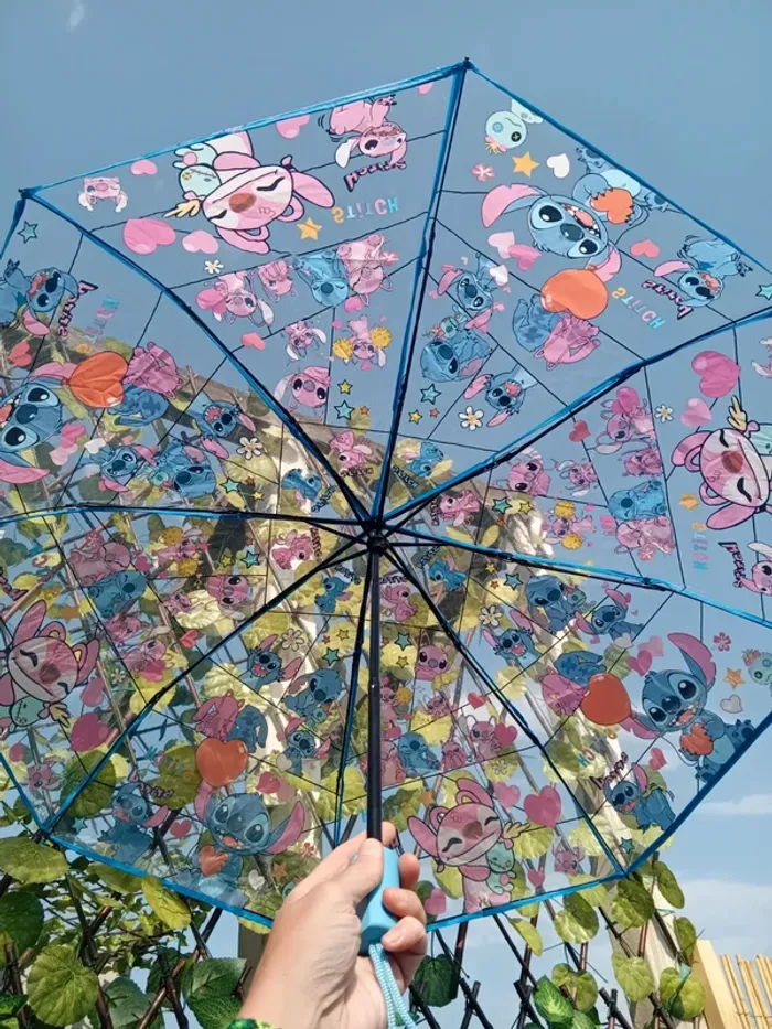 Parapluie transparent stitch et angel neuf - photo numéro 5