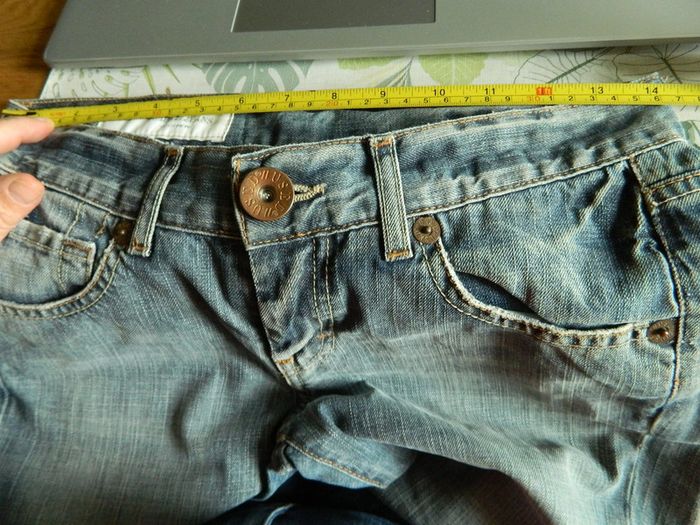 Pantacourt W25L34 "Used Jeans" - photo numéro 4