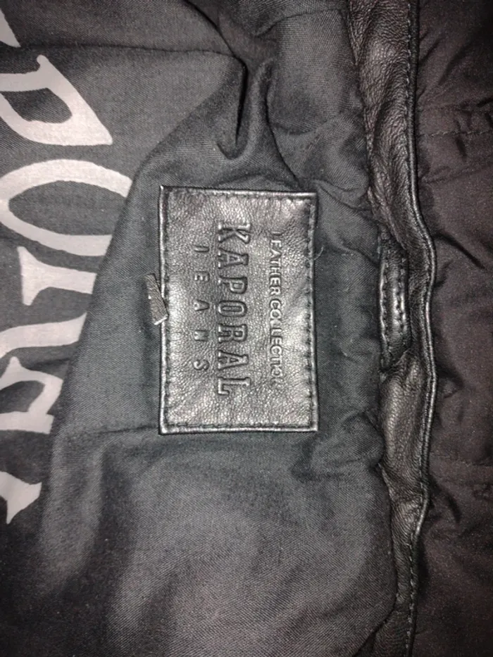 Parka Kaporal noire avec capuche fourrure – Taille L – Excellent état - photo numéro 14
