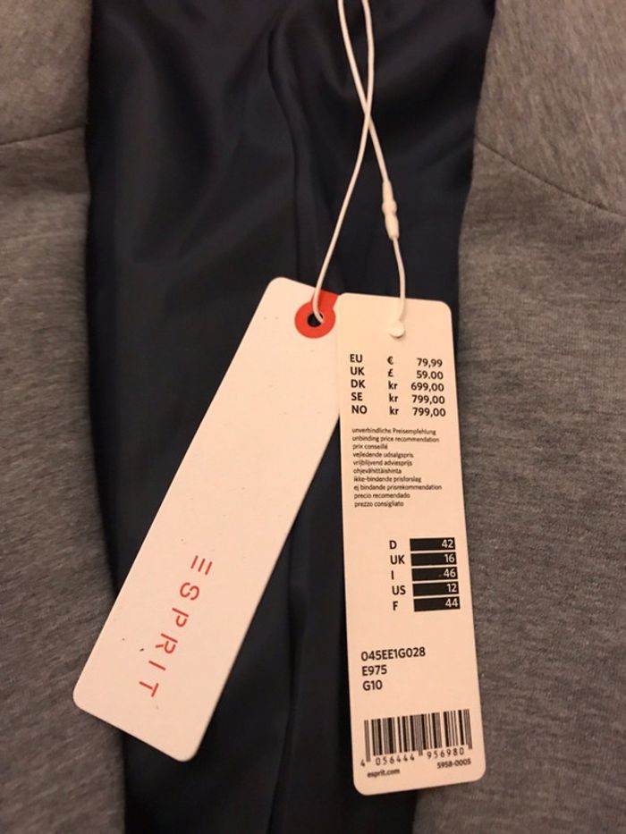 Veste blazer Esprit gris T. 44 - photo numéro 5