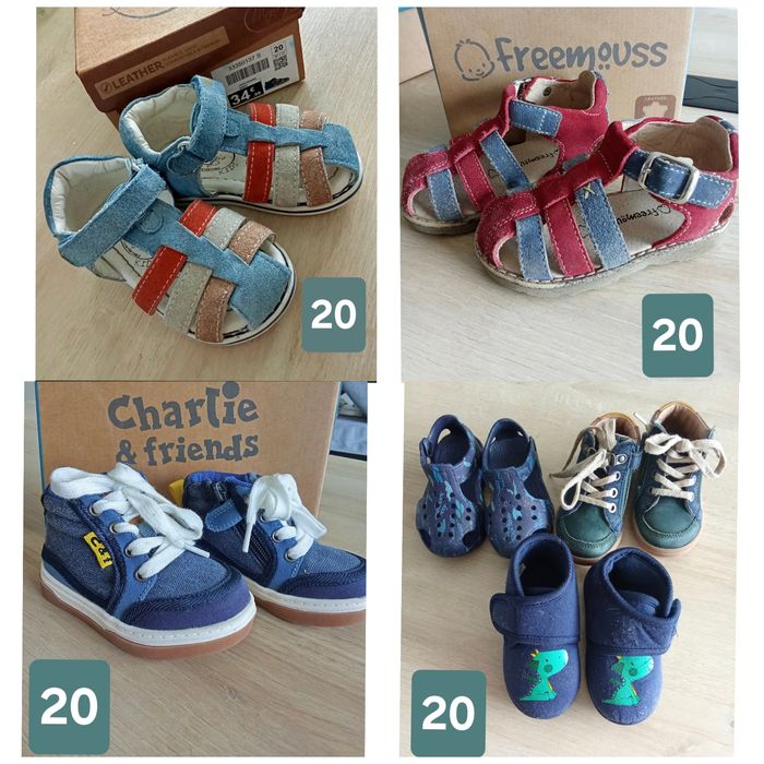 Lot de chaussures garçon du 20 au 23