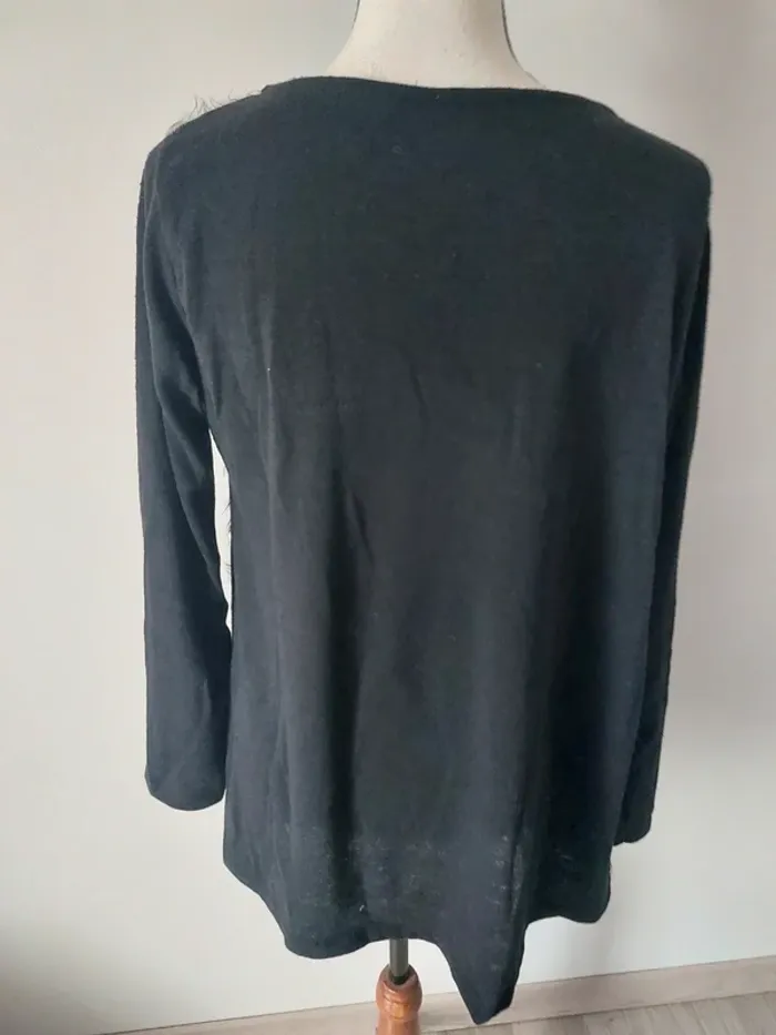 Pull fantaisie noir - photo numéro 3
