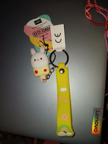 Porte-clés lapin kawai, pas vinted go