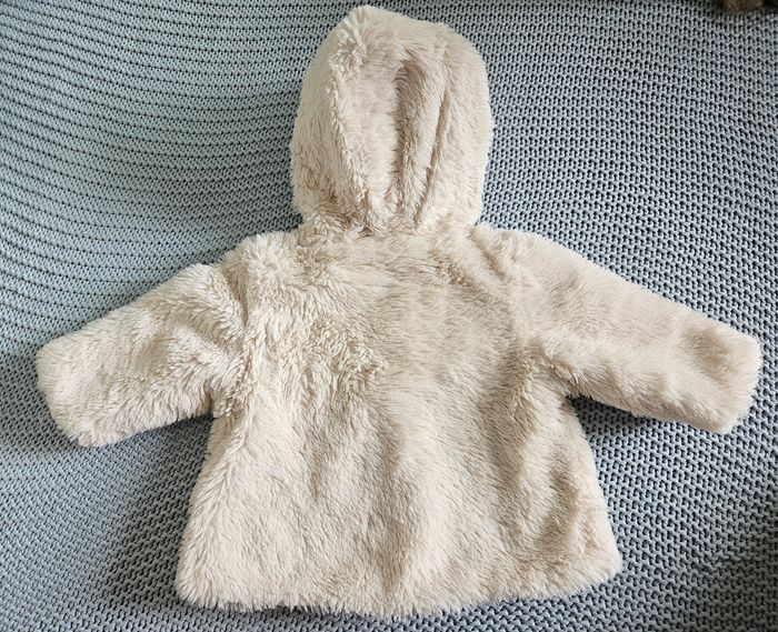Manteau fourrure crème - photo numéro 2