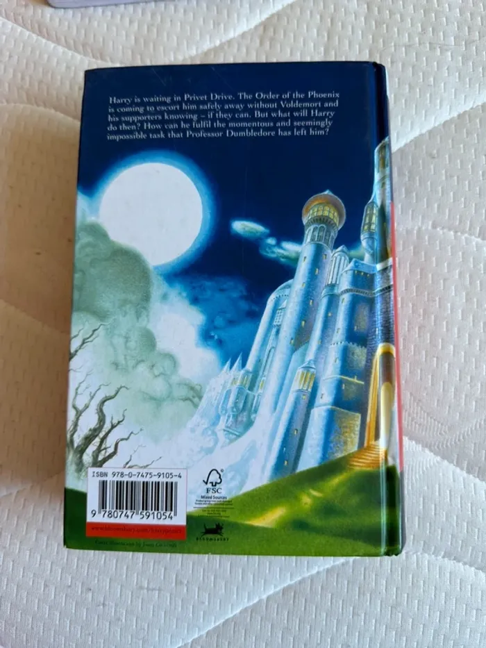 Harry Potter and the deatbly hallows Original Blumsbury 2007 first edition - photo numéro 2