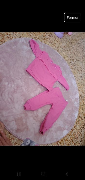 Ensemble survêtement rose