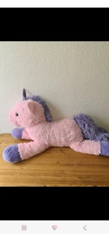grosse peluche licorne 72 cm