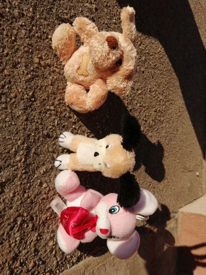 Lot 3 petites peluches