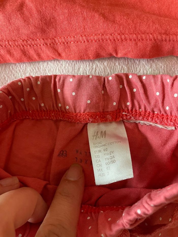 Lot 3 tuniques et 1 short H&M 18/24 mois - photo numéro 4