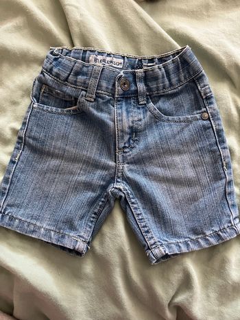 Short en jean garçon 