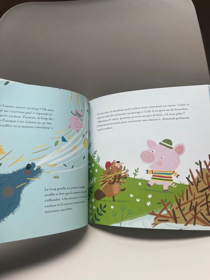 Livre enfant neuf - les trois petits cochons - photo numéro 5