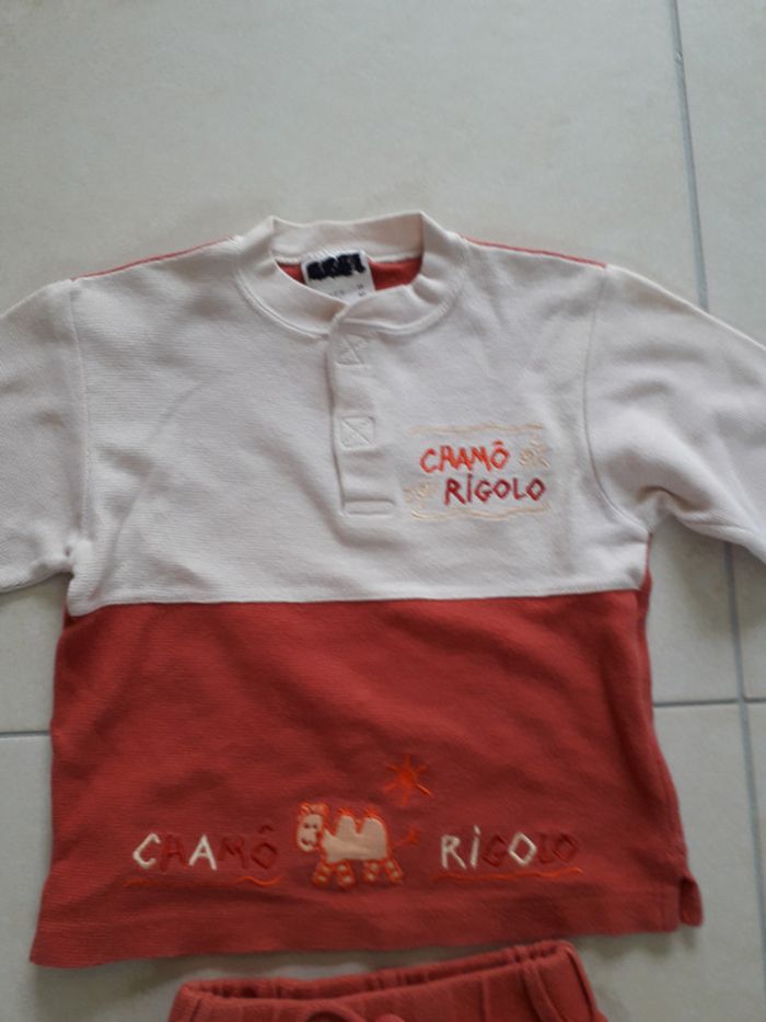 Ensemble t-shirt + short - 18 mois - photo numéro 3