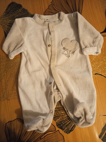 Pyjama "mon p'tit cœur" _ T.50cm